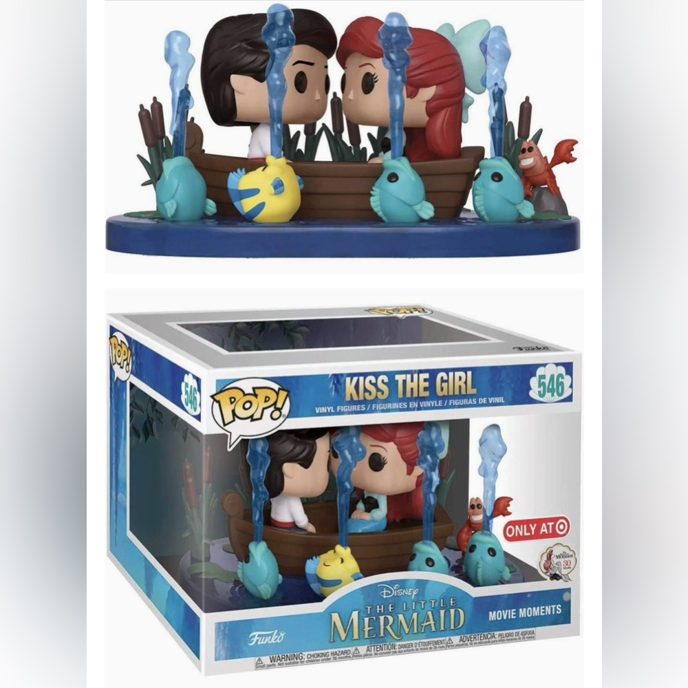 Funko POP! Exclusive Movie Moments: The Little Mermaid - Kiss The Girl